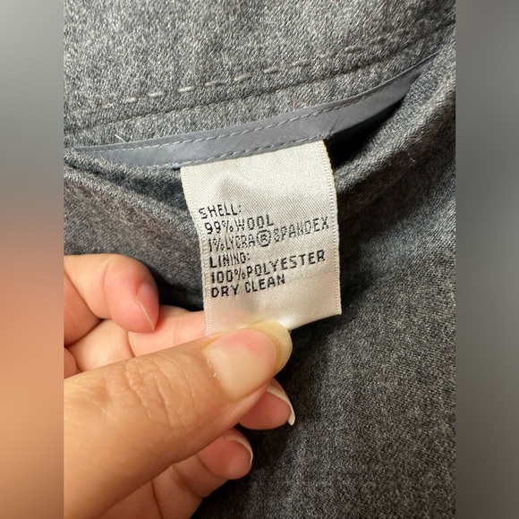 Talbots wool blend gray work ware pants size 6 - Picture 6 of 6